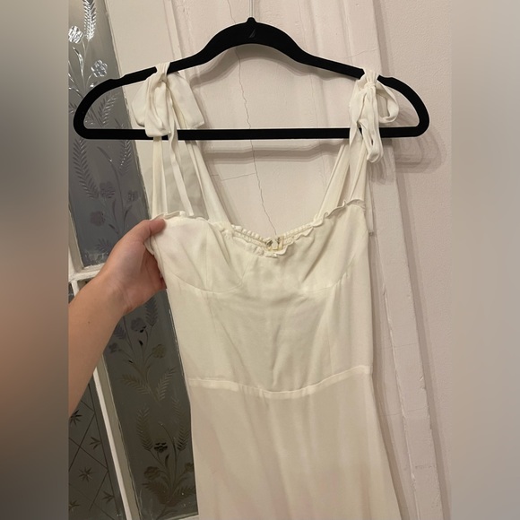 Reformation Nikita Dress - Ivory - Sz 0 - Picture 4 of 6